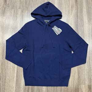 RLX Ralph Lauren Men's Small Washable Cashmere Blue Pullover Sweatshirt $328
